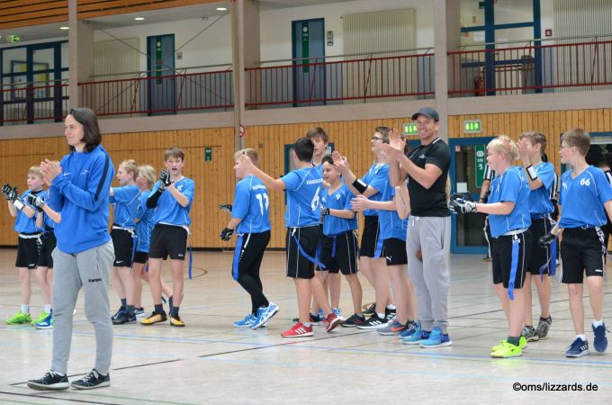 Kelkheim Lizzards U13 Flagliga Mitte Finaltag 2019 - Siegerehrung