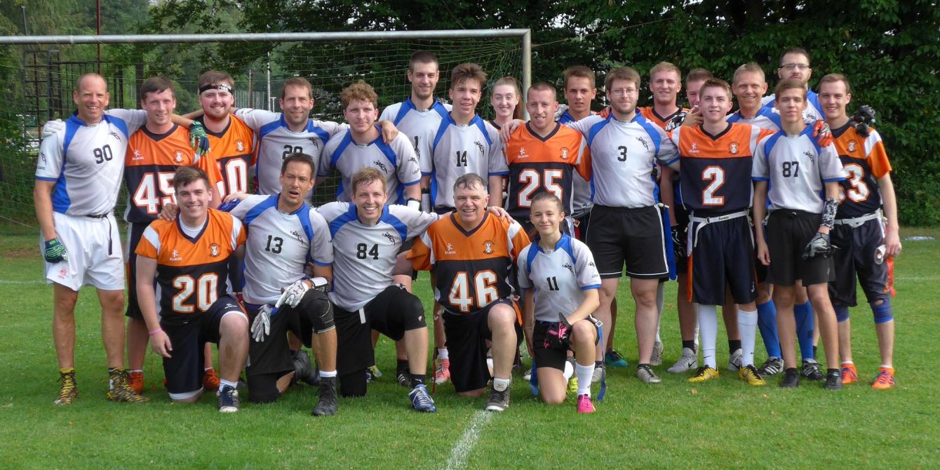 Grangemouth Broncos und Kelkheim Lizzards